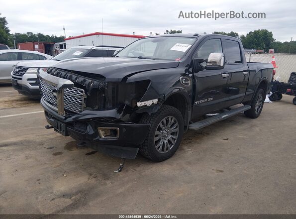 1N6BA1F44HN561268 2017 NISSAN TITAN XD Black Front view