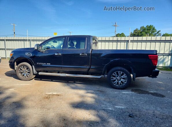 1N6BA1F45HN560615 2017 NISSAN TITAN Black Հետևի ձախ