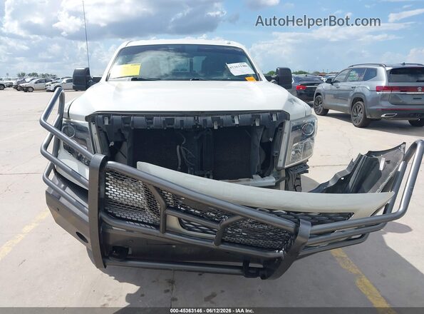 1N6BA1F45KN506867 2019 NISSAN TITAN XD White Սարքավորումների վահանակի տեսք