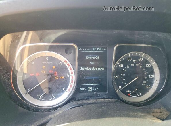 1N6BA1F46GN500003 2016 NISSAN TITAN Черный Вид щитка приборов