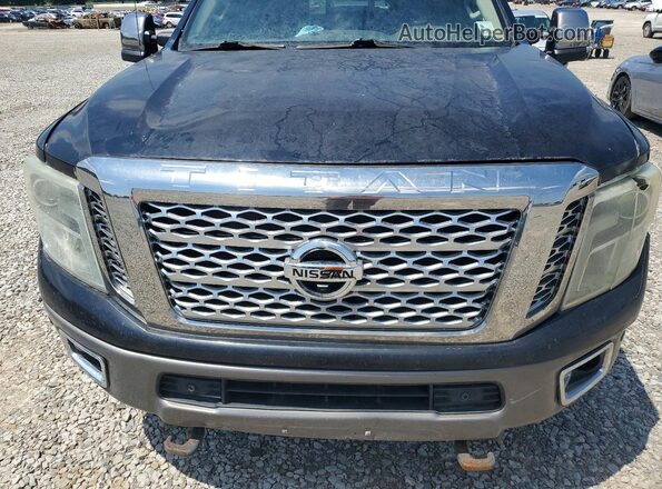 1N6BA1F46GN500003 2016 NISSAN TITAN Черный Вид задней части салона