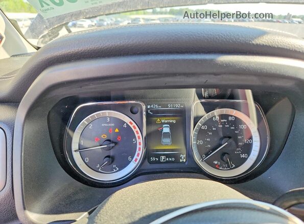 1N6BA1F46HN539756 2017 NISSAN TITAN Black Vista del cuadro de instrumentos