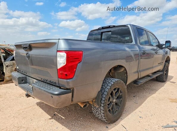 1N6BA1F46JN529458 2018 NISSAN TITAN Серый Задняя правая четверть