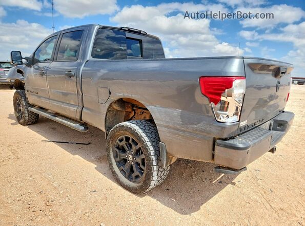 1N6BA1F46JN529458 2018 NISSAN TITAN Серый Задняя левая четверть