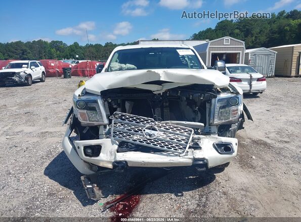 1N6BA1F47HN574290 2017 NISSAN TITAN XD White Вид щитка приладів