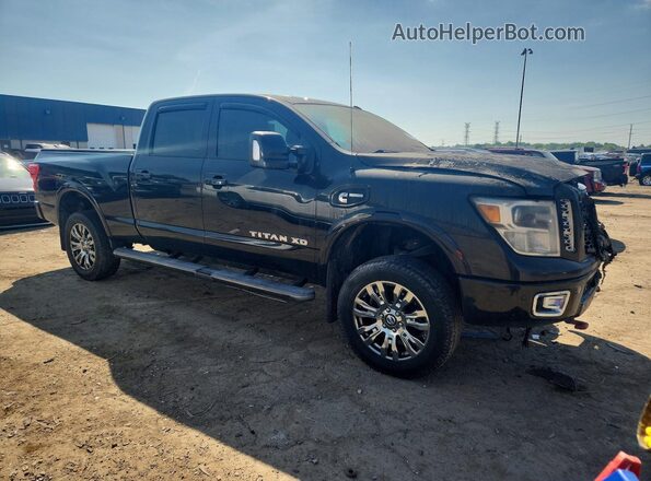 1N6BA1F48GN513755 2016 NISSAN TITAN Черный Передняя правая четверть