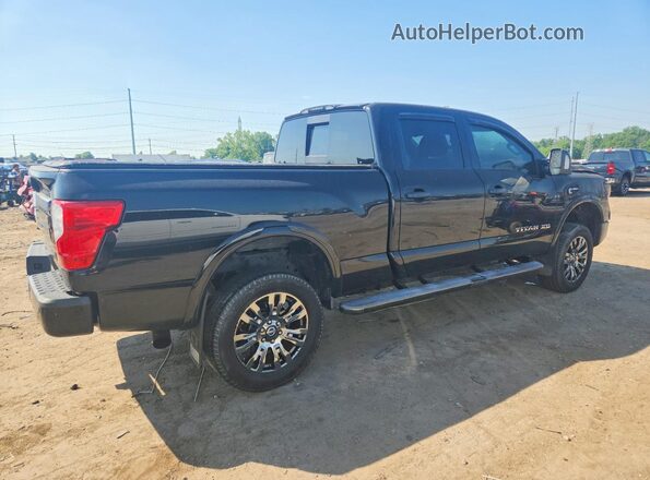 1N6BA1F48GN513755 2016 NISSAN TITAN Черный Задняя правая четверть