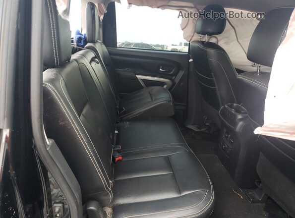 1N6BA1F48HN567283 2017 NISSAN TITAN Black Вид задніх сидінь