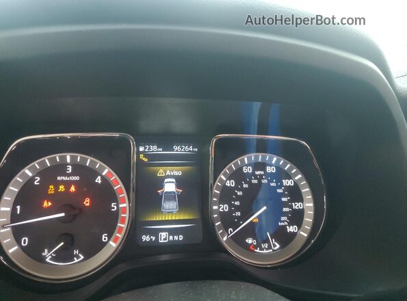 1N6BA1F48HN567283 2017 NISSAN TITAN Black Вид щитка приладів