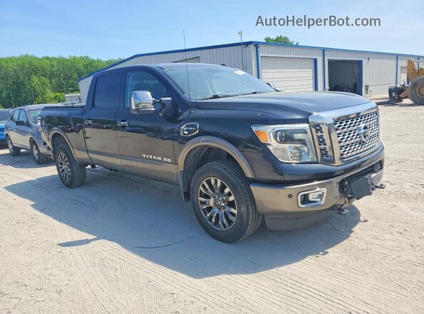 1N6BA1F49GN507575 2016 NISSAN TITAN Black Передня права чверть