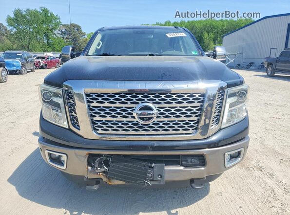 1N6BA1F49GN507575 2016 NISSAN TITAN Black Вид спереду