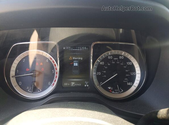 1N6BA1F49GN507575 2016 NISSAN TITAN Black Вид щитка приладів