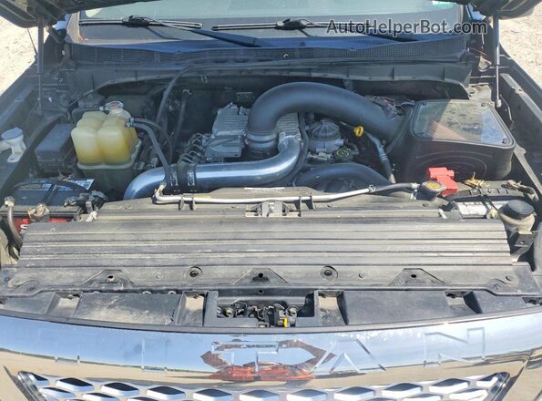 1N6BA1F49GN507575 2016 NISSAN TITAN Black Вид задньої частини салону