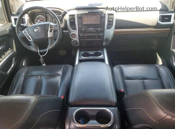 1N6BA1F4XGN514647 2016 NISSAN TITAN Black Dashboard view