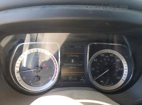 1N6BA1F4XKN520926 2019 NISSAN TITAN Gray Instrument cluster view