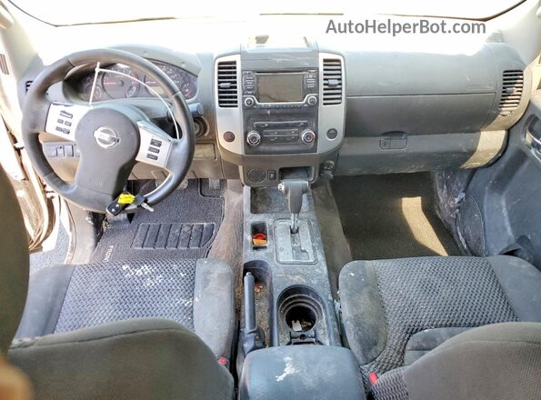 1N6BD0CT1HN734547 2017 NISSAN FRONTIER Black Вид панелі приладів