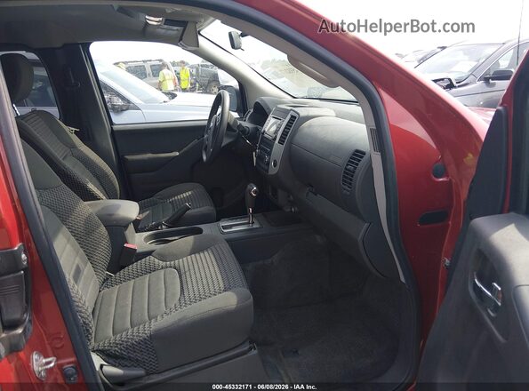 1N6BD0CT6HN770797 2017 NISSAN FRONTIER Red Front interior view