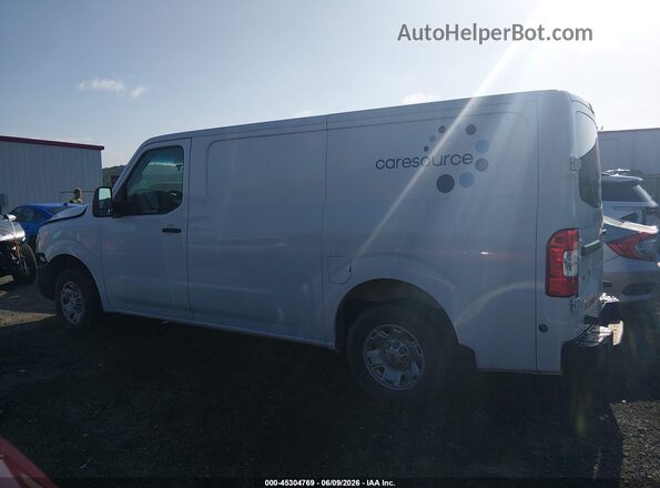 1N6BF0KM1LN801824 2020 NISSAN NV CARGO NV1500 White Widok wnętrza z tyłu