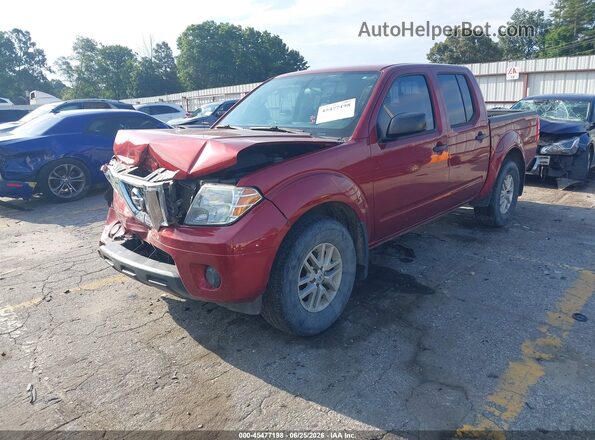 1N6DD0ER4KN876313 2019 NISSAN FRONTIER Red Առջևի ձախ երեք քառորդ տեսարան