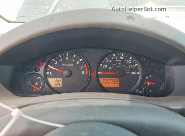 1N6ED0EB1MN711331 2021 NISSAN FRONTIER Black Instrument cluster view