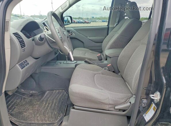 1N6ED0EB3MN706812 2021 NISSAN FRONTIER Black Widok wnętrza z przodu