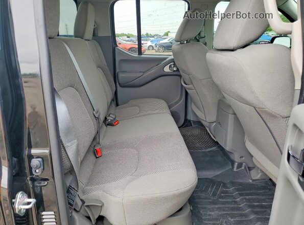 1N6ED0EB3MN706812 2021 NISSAN FRONTIER Black Widok tylnych siedzeń