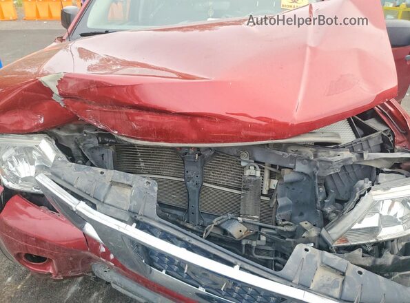 1N6ED0EB9LN717456 2020 NISSAN FRONTIER Бордовый Вид задней части салона