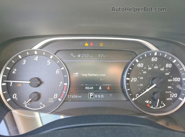 1N6ED1CL1PN656546 2023 NISSAN FRONTIER White Вид щитка приладів