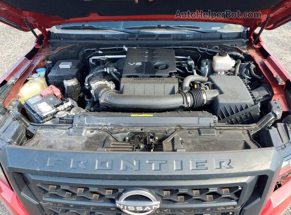 1N6ED1CL2NN618613 2022 NISSAN FRONTIER Red Вид задньої частини салону