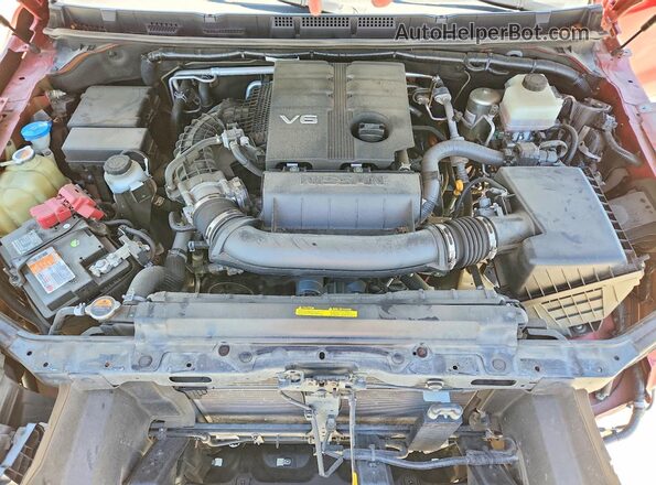 1N6ED1CL2NN638683 2022 NISSAN FRONTIER Красный Вид задней части салона