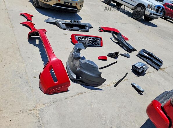 1N6ED1CL2NN638683 2022 NISSAN FRONTIER Красный Вид подкапотного пространства