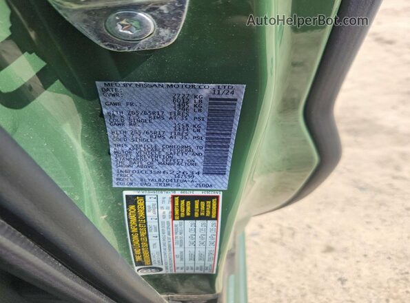 1N6ED1CL3SN622634 2025 NISSAN FRONTIER Green Вид підкапотного простору