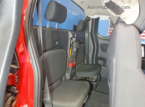 1N6ED1CL9RN650335 2024 NISSAN FRONTIER Red Rear seats view