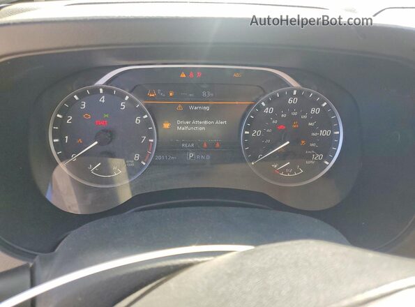 1N6ED1CM3SN601470 2025 NISSAN FRONTIER White Вид щитка приладів