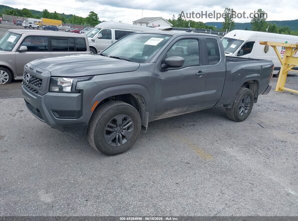 1N6ED1CM9SN614482 2025 NISSAN FRONTIER Gray Առջևի ձախ երեք քառորդ տեսարան