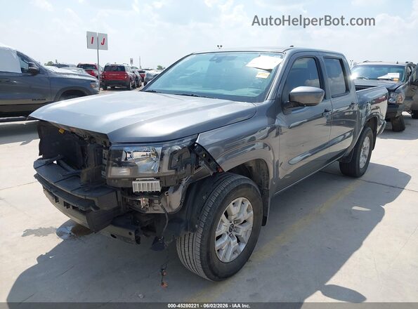 1N6ED1EJ2NN689533 2022 NISSAN FRONTIER Gray Առջևի ձախ երեք քառորդ տեսարան