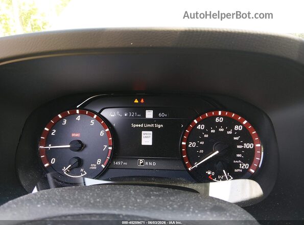 1N6ED1EJXSN607351 2025 NISSAN FRONTIER Синий Вид задних сидений