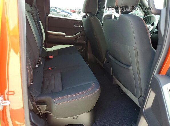 1N6ED1EJXSN620794 2025 NISSAN FRONTIER Orange უკანა სავარძლების ხედი