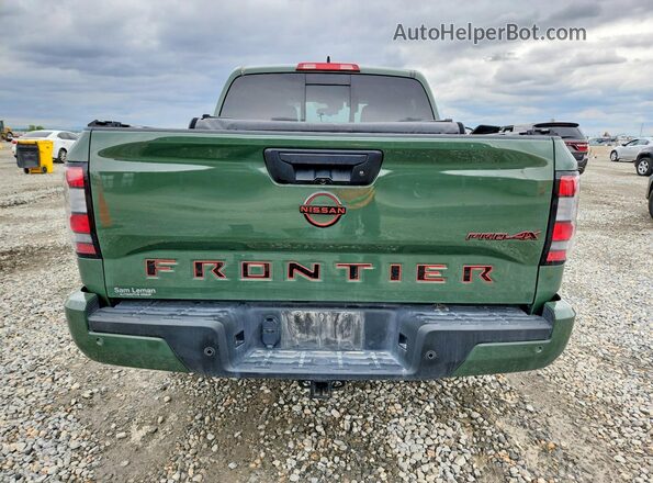 1N6ED1EK2RN612675 2024 NISSAN FRONTIER Green Widok z tyłu