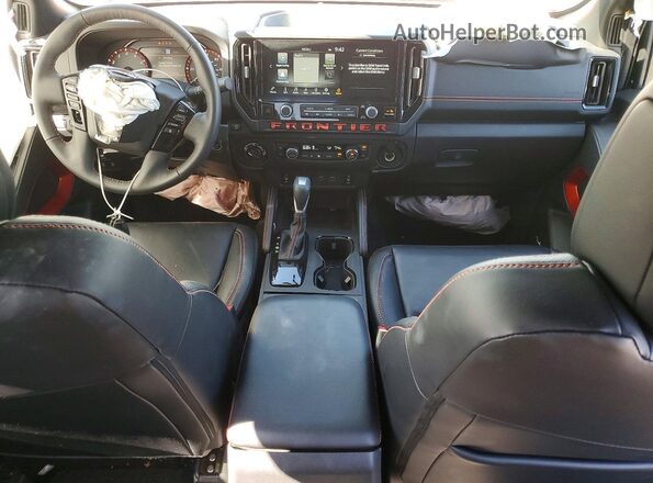 1N6ED1EK2SN654043 2025 NISSAN FRONTIER Orange Dashboard view