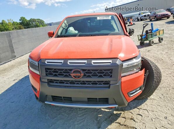 1N6ED1EK2SN654043 2025 NISSAN FRONTIER Orange Front view