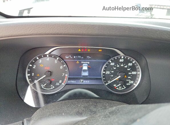 1N6ED1EK7PN604357 2023 NISSAN FRONTIER Black Вид щитка приладів