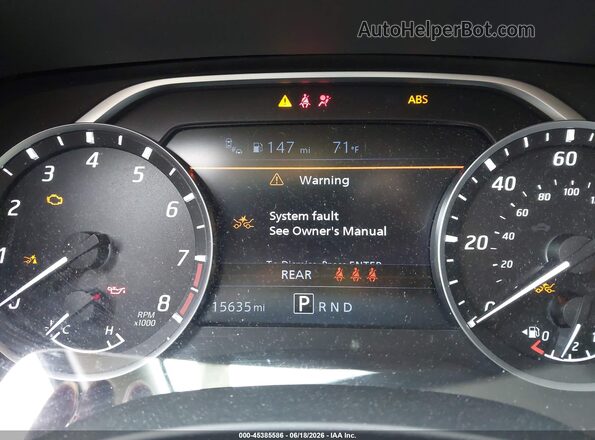 1N6ED1EK9RN623219 2024 NISSAN FRONTIER Black უკანა სავარძლების ხედი