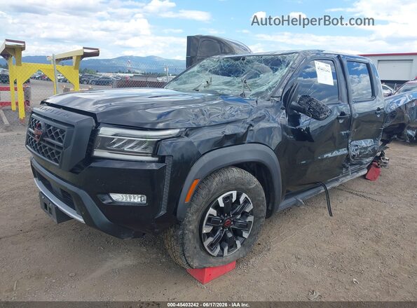 1N6ED1EK9RN629635 2024 NISSAN FRONTIER Черный Передняя левая четверть