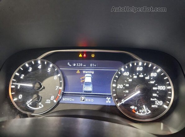 1N6ED1EKXNN656708 2022 NISSAN FRONTIER White Вид щитка приладів