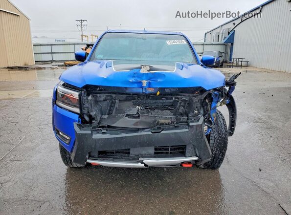 1N6ED1EKXSN641122 2025 NISSAN FRONTIER Blue Widok z przodu
