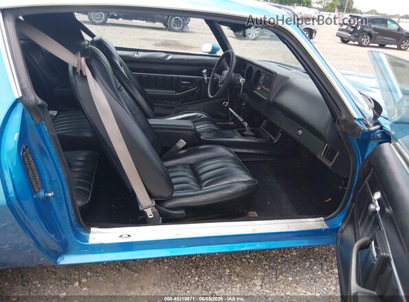 1Q87L9L614844     1979 CHEVROLET CAMARO Синий Вид салона спереди