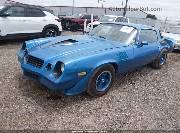 1Q87L9L614844     1979 CHEVROLET CAMARO Синий Передняя левая четверть