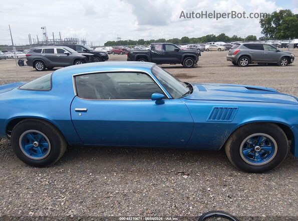 1Q87L9L614844     1979 CHEVROLET CAMARO Синий Вид задней части салона