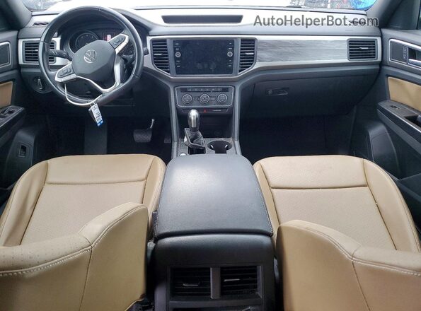 1V25E2CA4LC217186 2020 VOLKSWAGEN ATLAS White Widok deski rozdzielczej